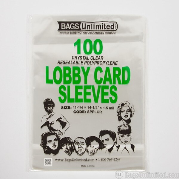 Polypropylene Lobby Card Sleeve